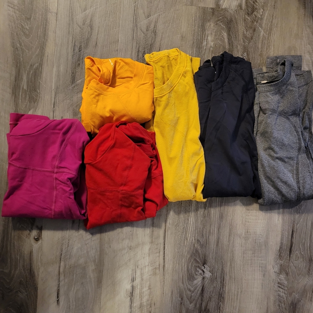 Six Size 6 Lululemon Tops